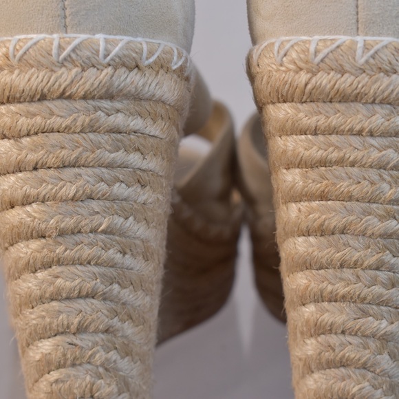 Club Monaco Strappy Wedged Heels - Picture 3 of 5